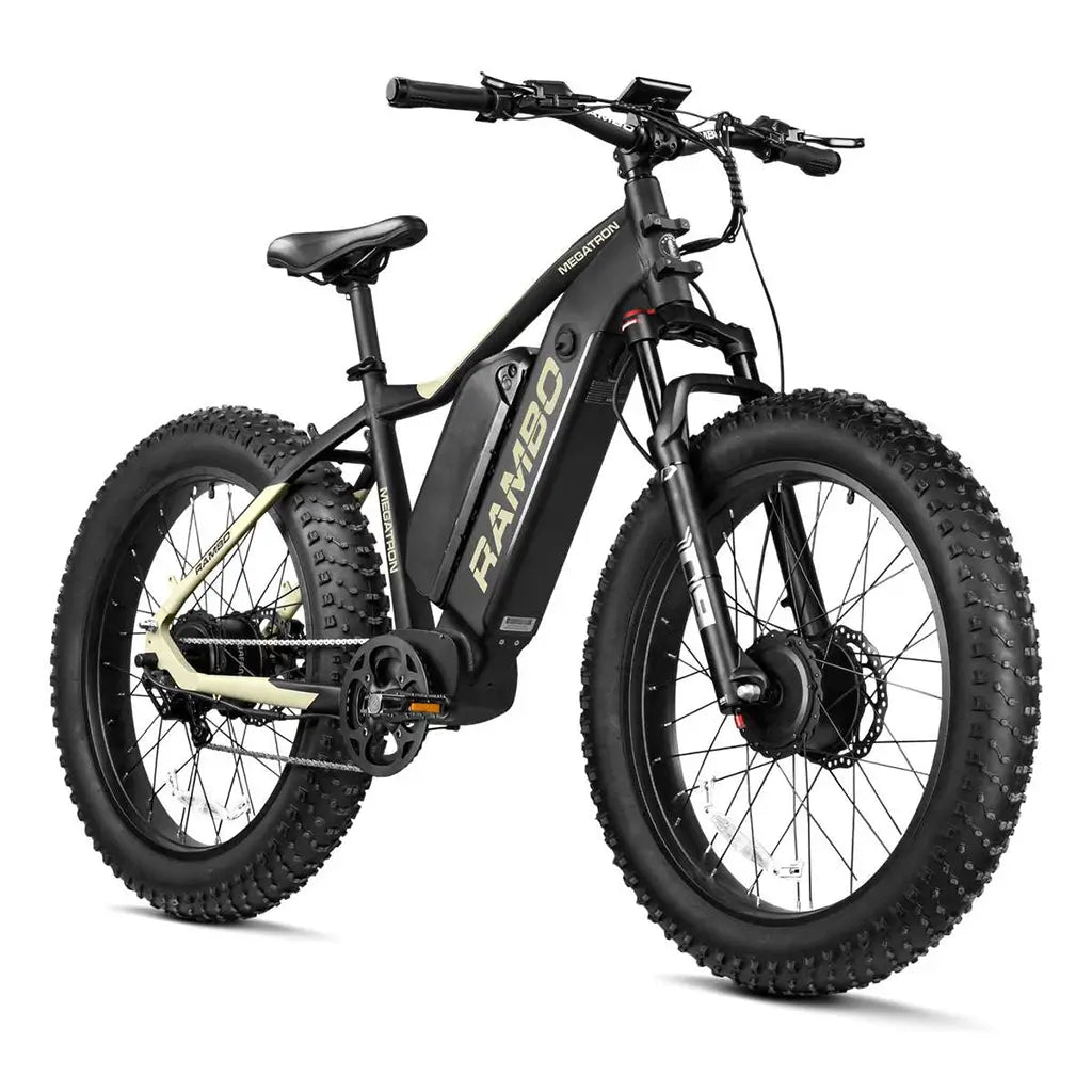 RAMBO MEGATRON 1000W X2WD All Terrain Mountain Electric Bike Zoom Electric Bikes