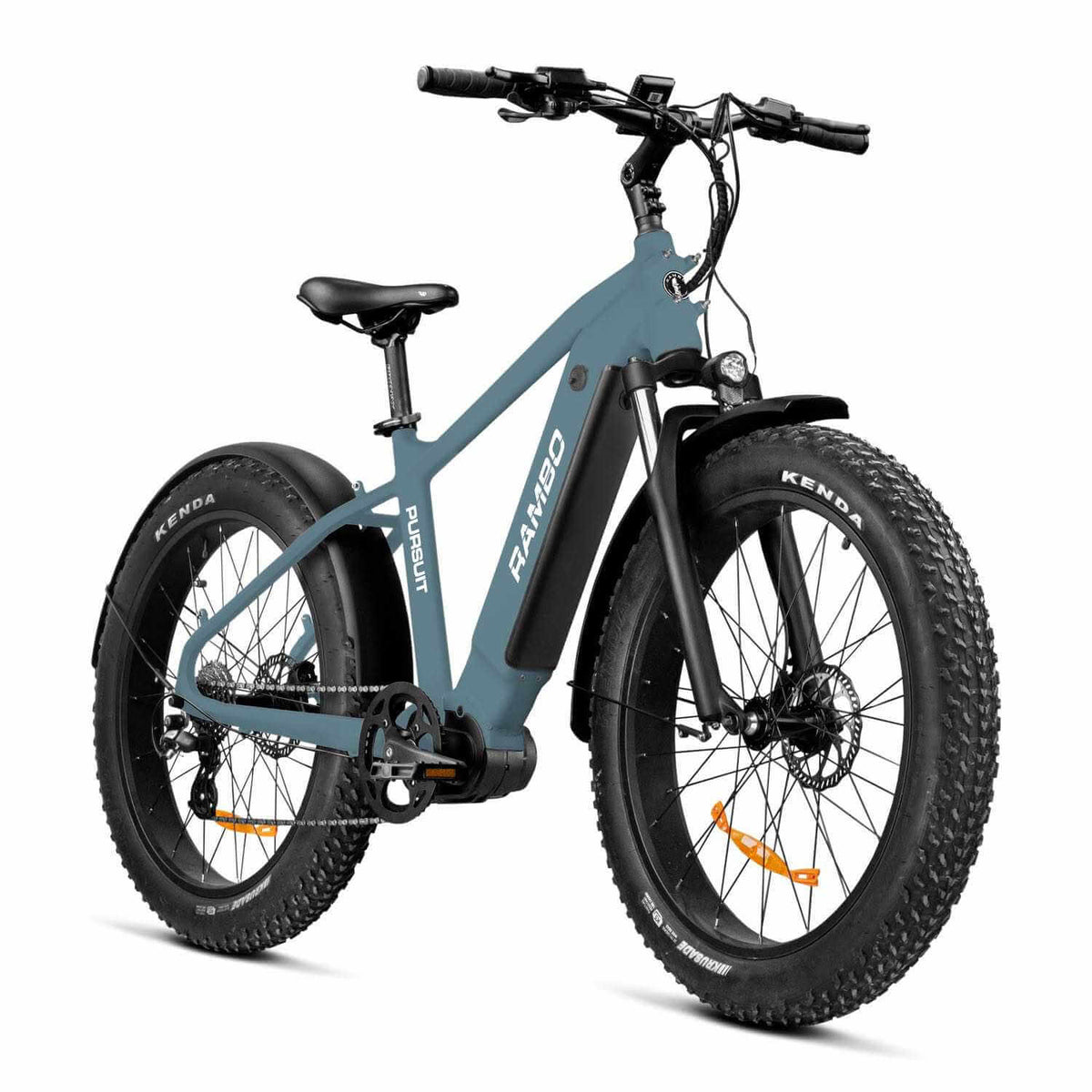 RAMBO Pursuit 2.0 750W 48V Full Frame Fat Tire Electric Bike Mountain Hunting Bike