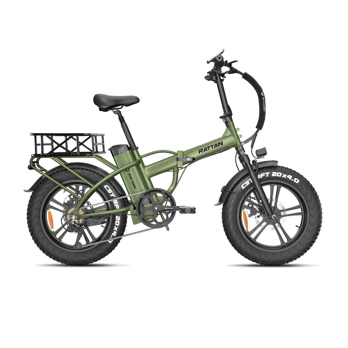e-bike fully 750 watt 2023 Rattan LM 750 PRO Folding 750W 48V Fat Tire Electric Bike