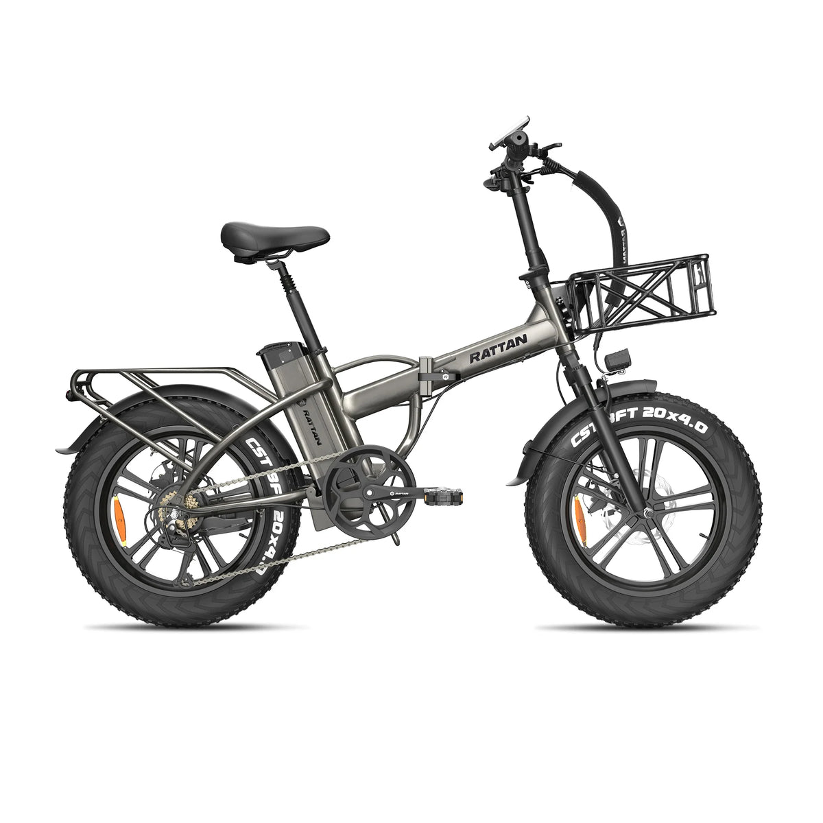 Rattan LM 750 PRO Folding 750W 48V Fat Tire Electric Bike Zoom