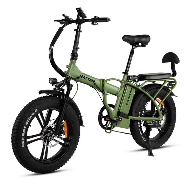 Rattan LM 750 PRO Folding 750W 48V Fat Tire Electric Bike Zoom