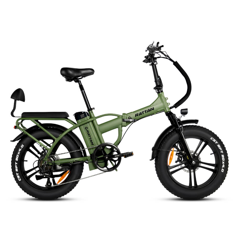 Rattan LM 750 PRO Folding 750W 48V Fat Tire Electric Bike Zoom