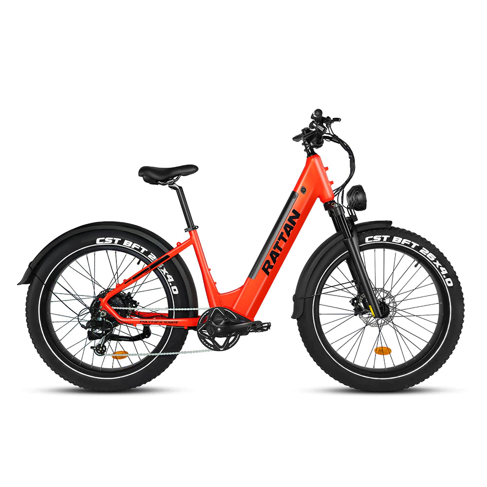 Rattan Pathfinder ST 750W 48V Mountain Electric Bike Zoom Electric Bikes