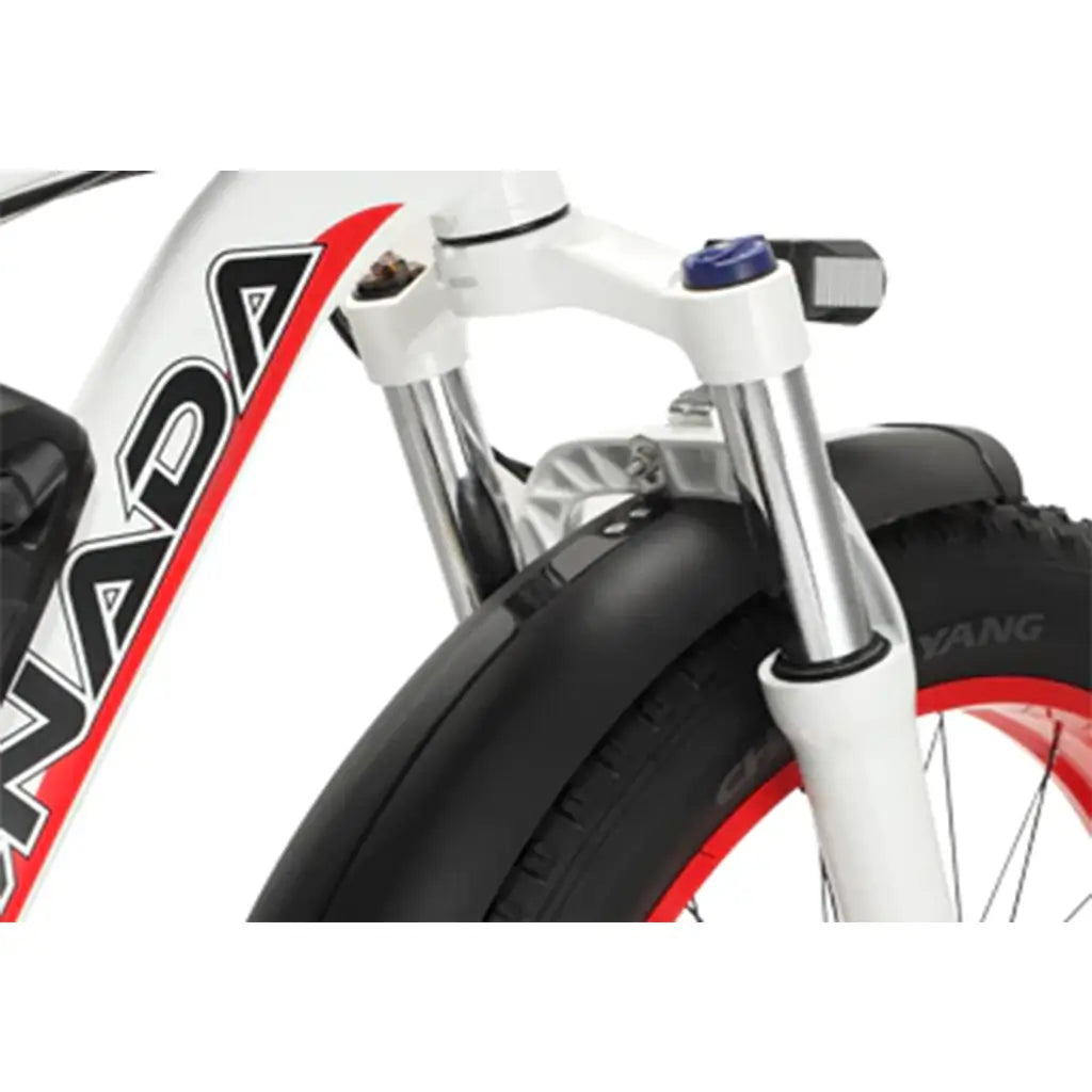 Senada Archon 1000W 48V 17.5Ah All Terrain Fat Tire Electric Mountain Bike Front Suspension