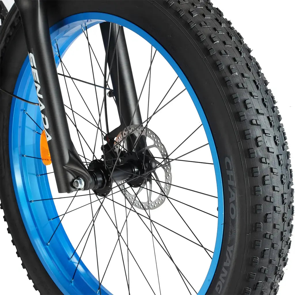 Senada Roamer 1000W 48V 14Ah All Terrain Fat Tire Electric Folding Bike Fat Tire