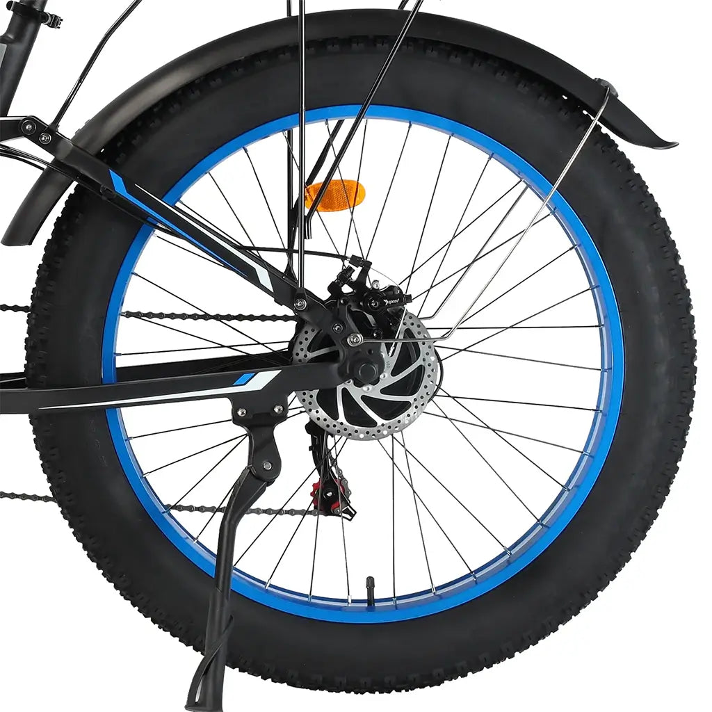 Senada Roamer 1000W 48V 14Ah All Terrain Fat Tire Electric Folding Bike Chainwheel