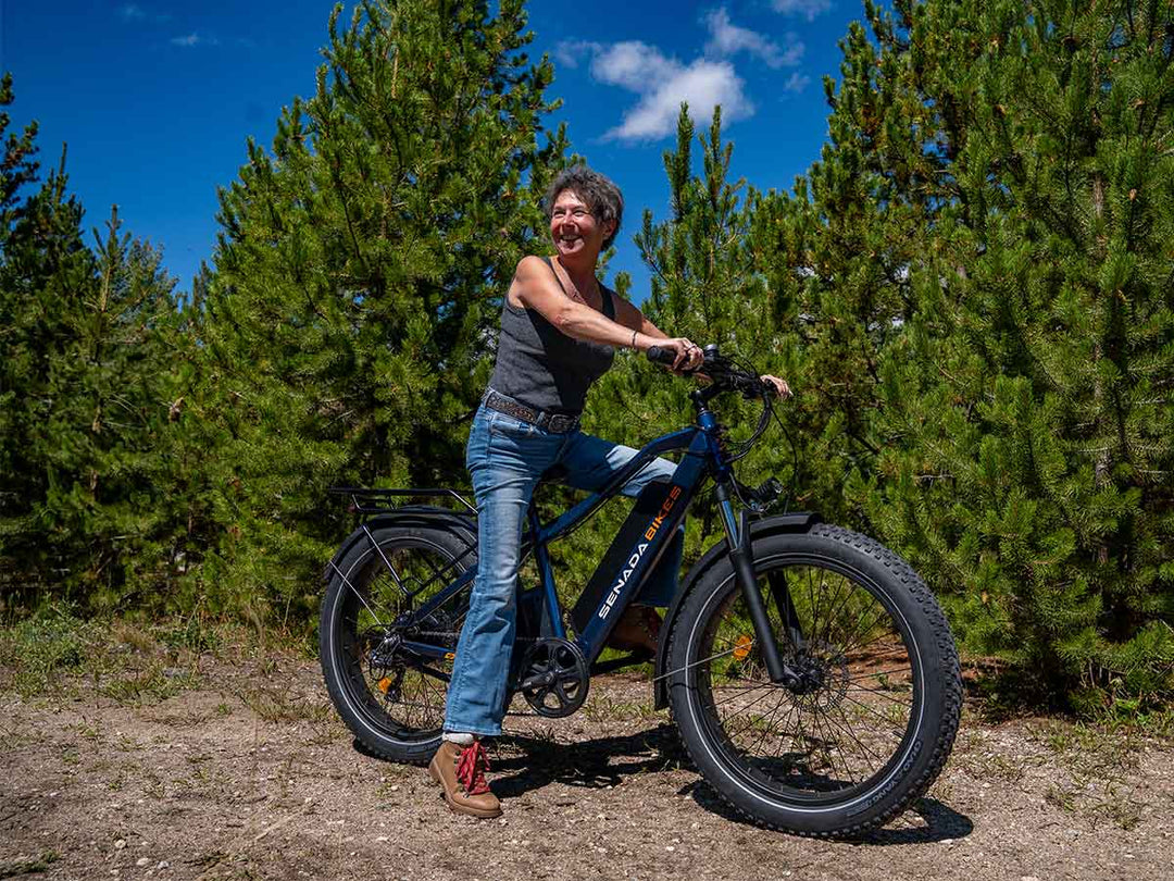 Trail Bike Senada Saber PLUS 1000W 48V 21Ah All Terrain Fat Tire Electric Mountain Bike