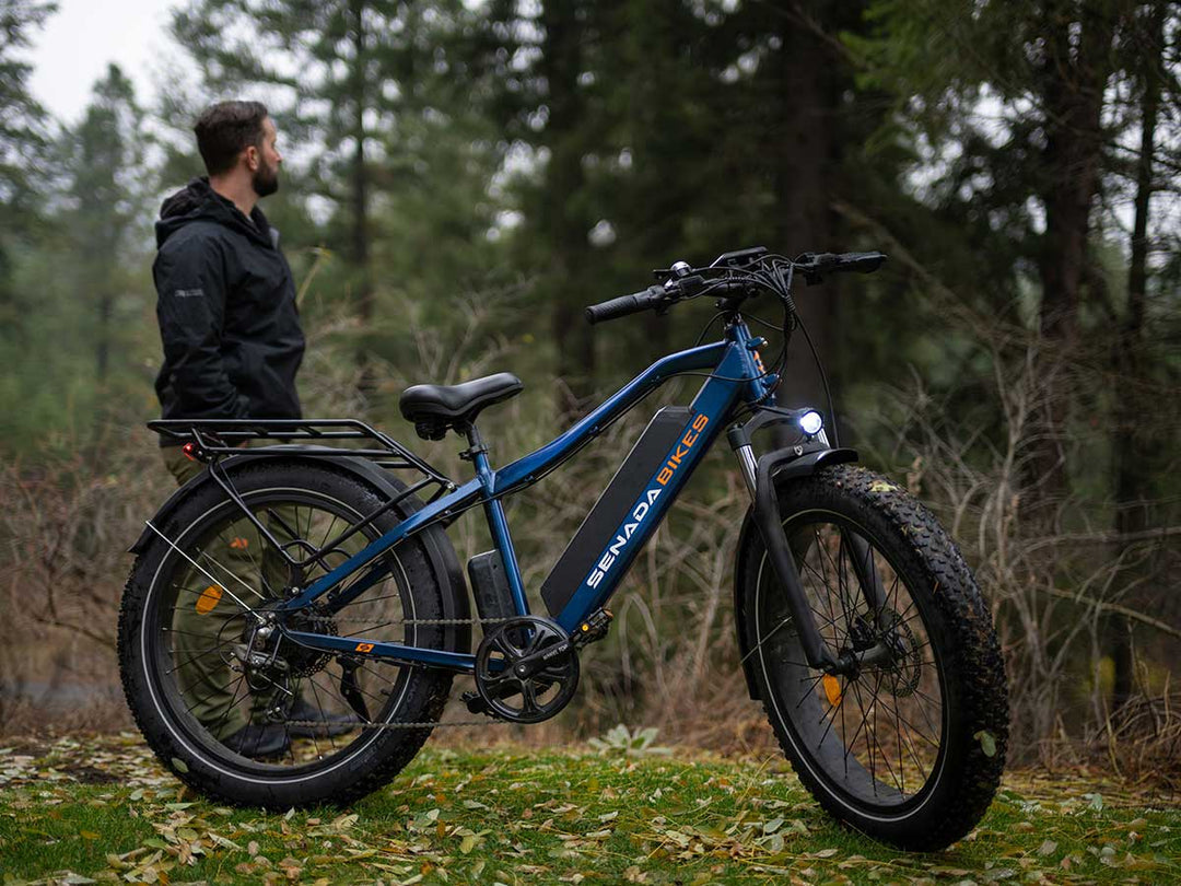 Forest Trail Bike Senada Saber PLUS 1000W 48V 21Ah All Terrain Fat Tire Electric Mountain Bike