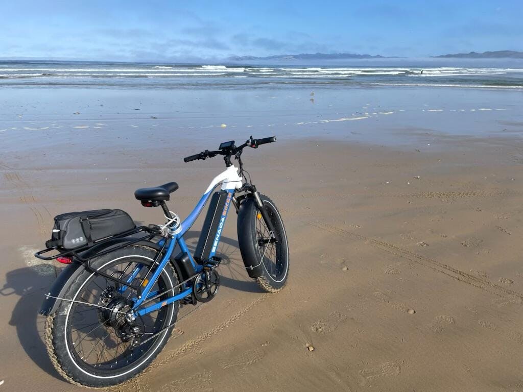 BEach Cruiser Mountian Bike Senada Saber PLUS 1000W 48V 21Ah All Terrain Fat Tire Electric Mountain Bike