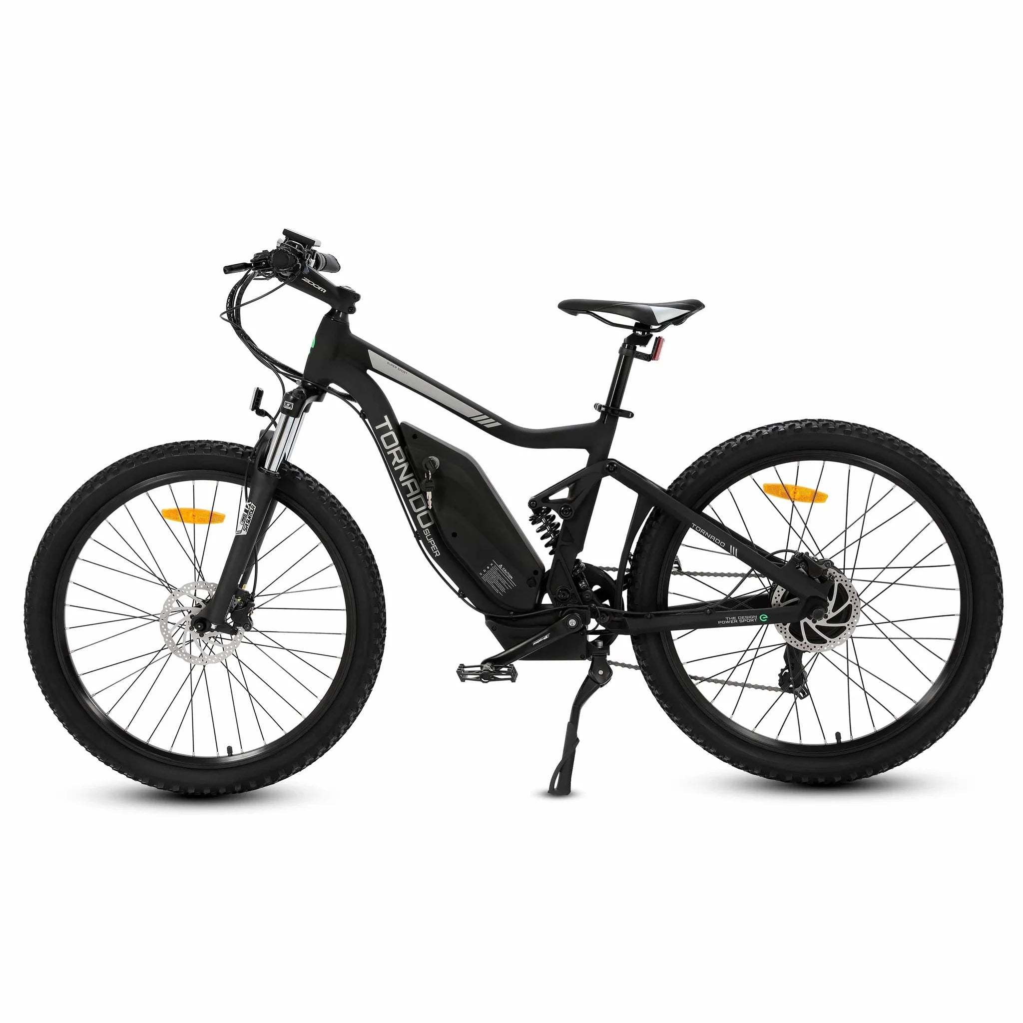 full suspension electric bicycles Cyrusher Trax 2.0 suspension fat tire electric bike to handle it On Sale! Ecotric Tornado 48V