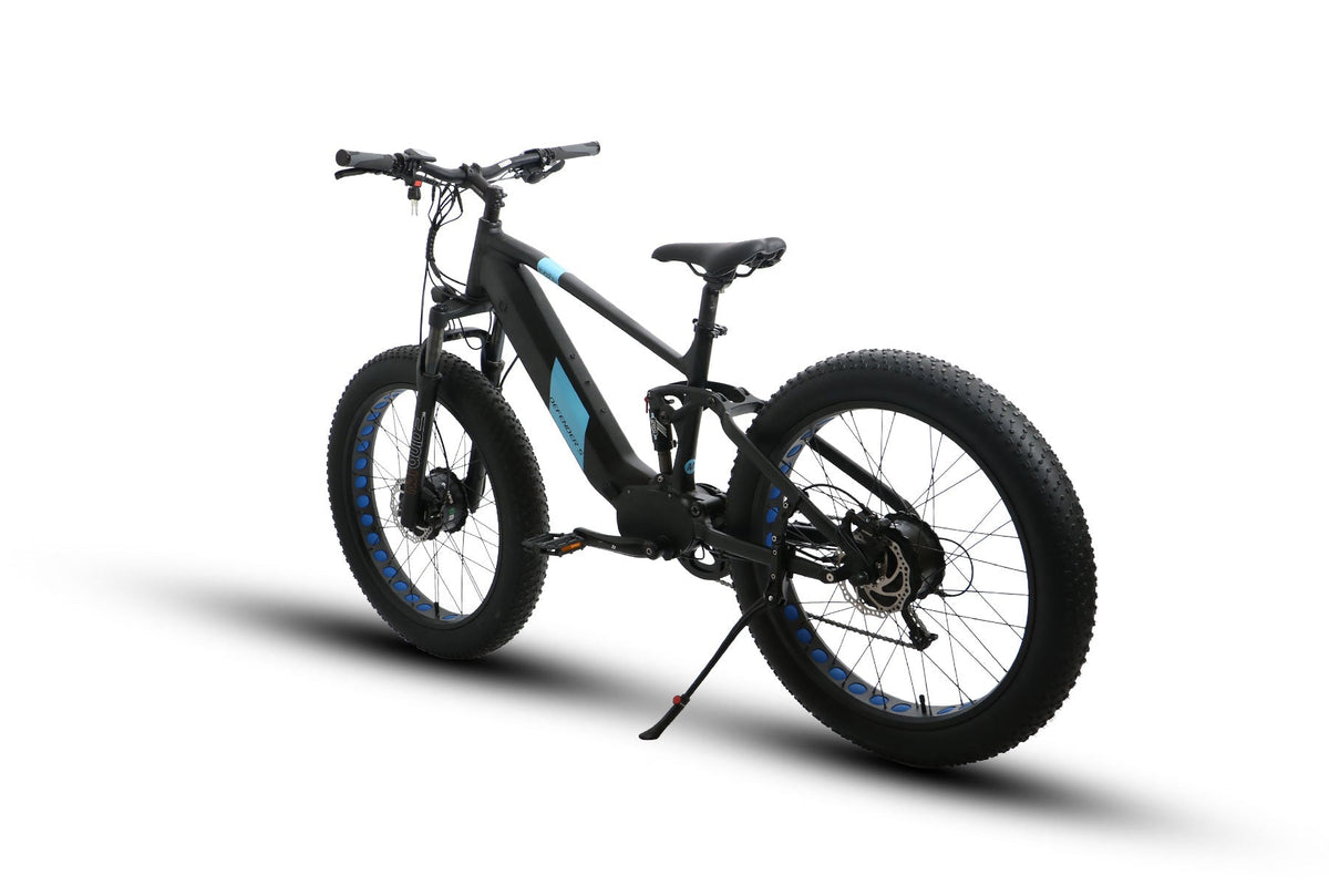 Eunorau Defender S 48V 1500W Dual Suspension Fat Tire Electric Bike