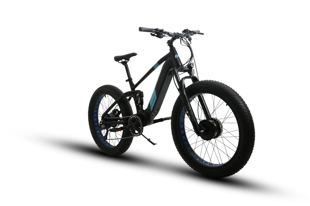 Eunorau Defender S 48V 1500W Dual Suspension Fat Tire Electric Bike