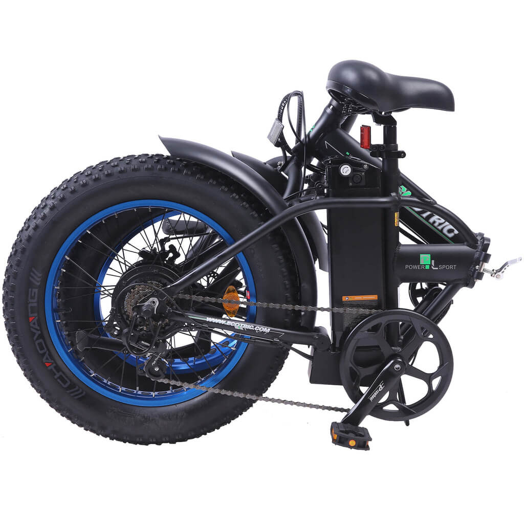 On Sale! UL Certified Ecotric 20” 36V 500W Portable Folding Fat Tire Electric Bike