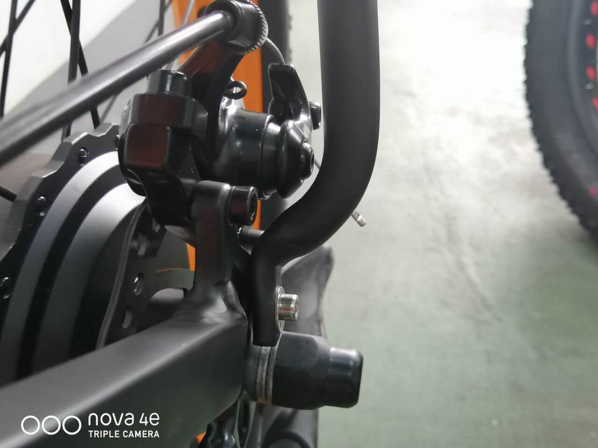 Ecotric Rear Rack &amp; Fenders for Rocket Bike and Beach Snow 26&quot; Electric Bikes