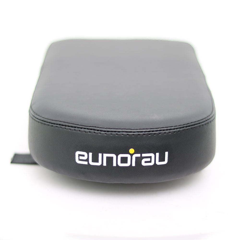 EUNORAU Cushioned Rear Bike Seat for G20 G30 Max Cargo Quick-Fasten/Release Accessory-Black