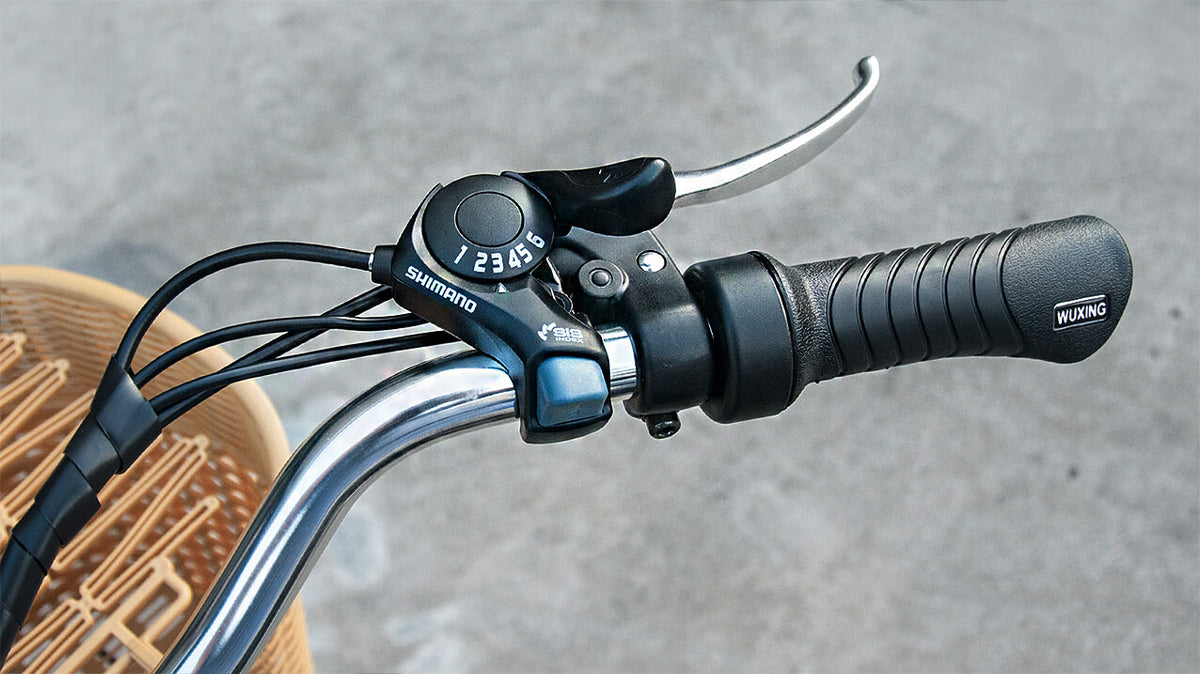 Nakto Camel City 26” Men’s Electric Bike, 250W 36V With Plastic Basket 