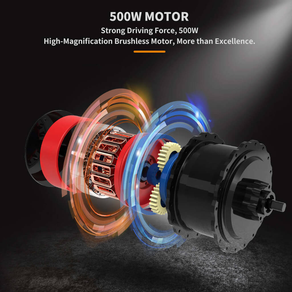 Aostirmotor A20 Fat Tire Folding Electric Bike 500W 36V