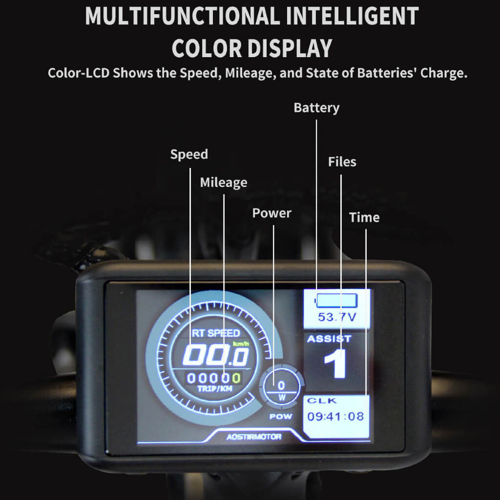 Aostirmotor S18 All Terrain Mountain Electric Bike 750W 48V - Snakeskin