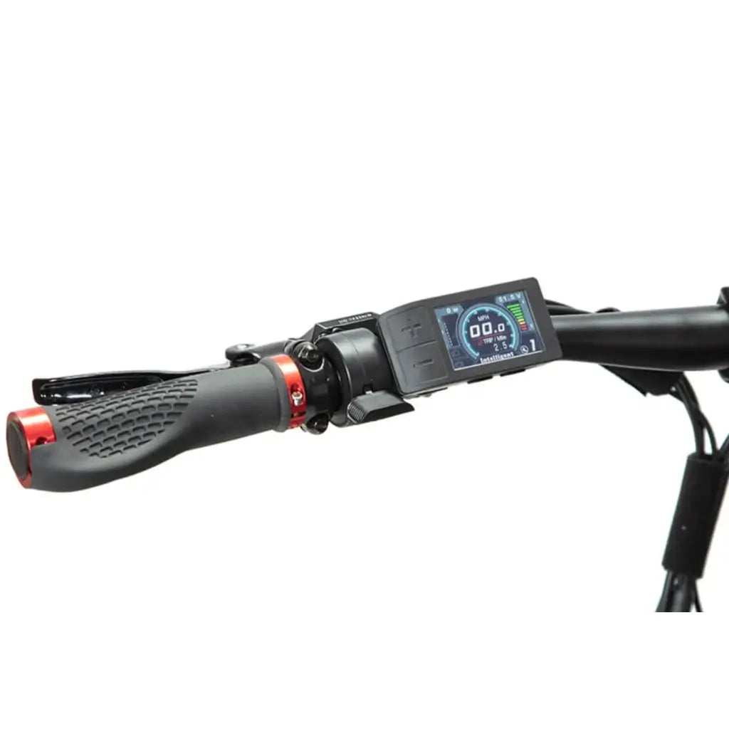 Bakcou Flatlander Step through (ST) 24&quot; 750W 48V Fat Tire Electric Hunting Bike lcd