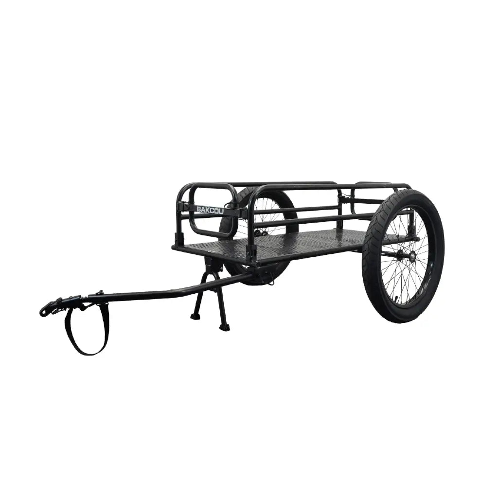 Bakcou Folding Cargo Elecric Bike Trailer left