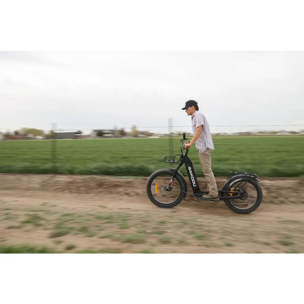 Bakcou Grizzly 1000W 48V Fat Tire Electric Scooter off road