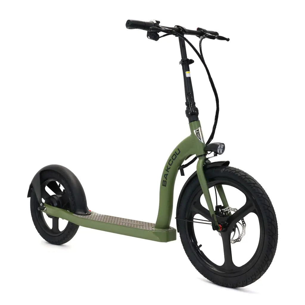 Bakcou Mini Badger 350W 36V Electric Scooter  green right