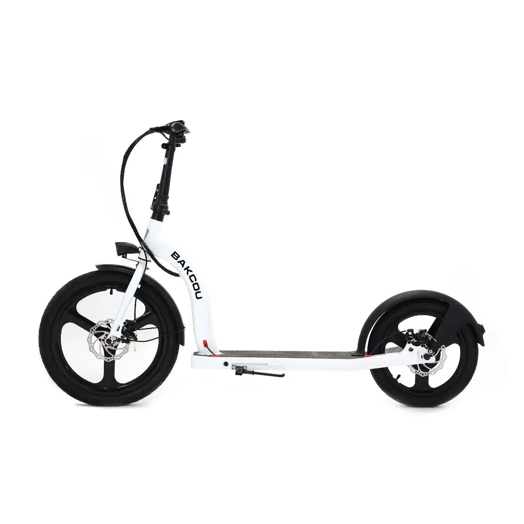 Bakcou Mini Badger 350W 36V Electric Scooter  white left side