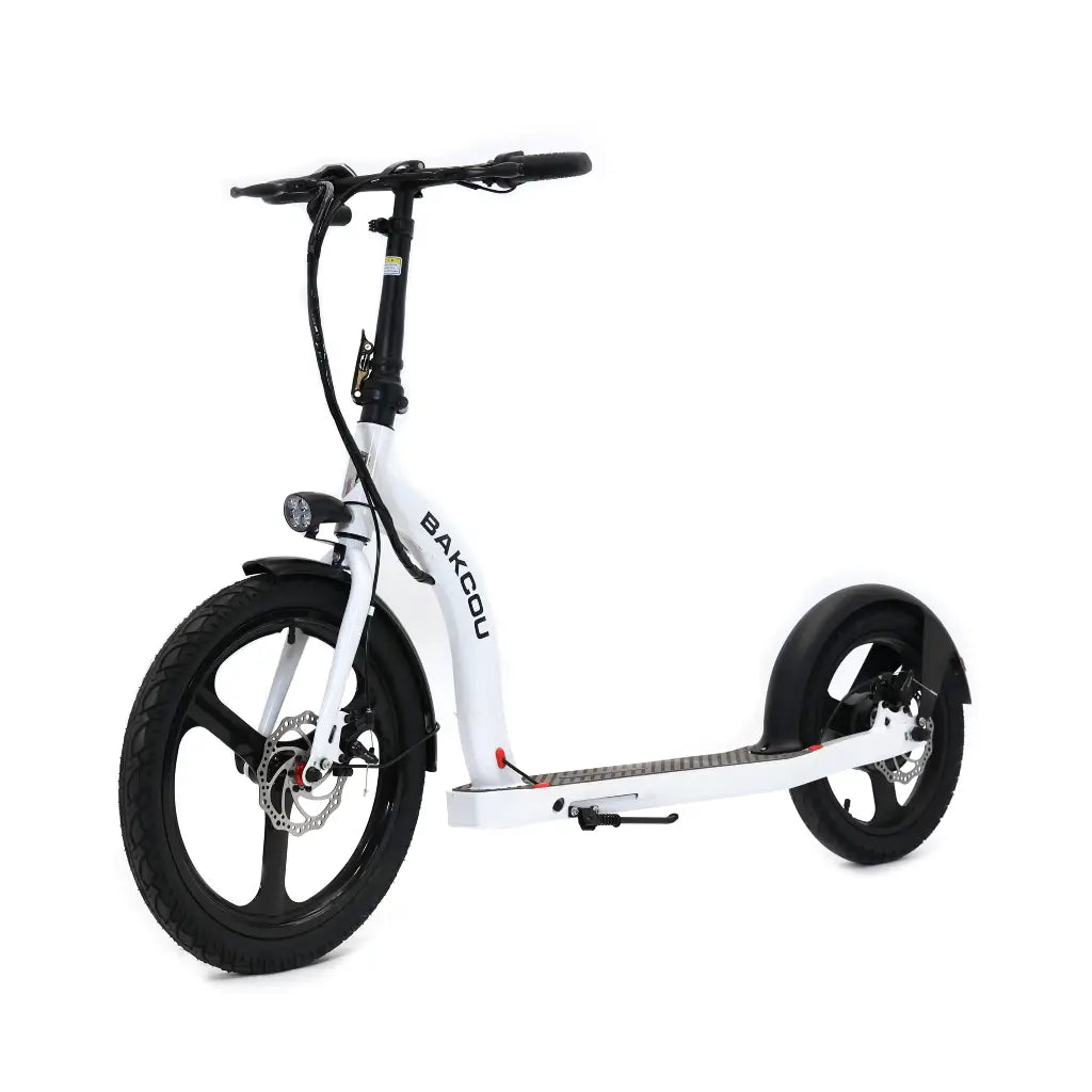 Bakcou Mini Badger 350W 36V Electric Scooter white left