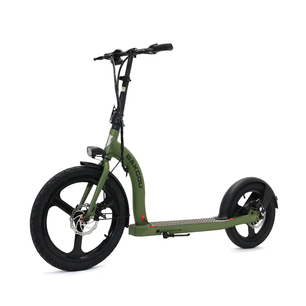 Bakcou Mini Badger 350W 36V Electric Scooter  green left