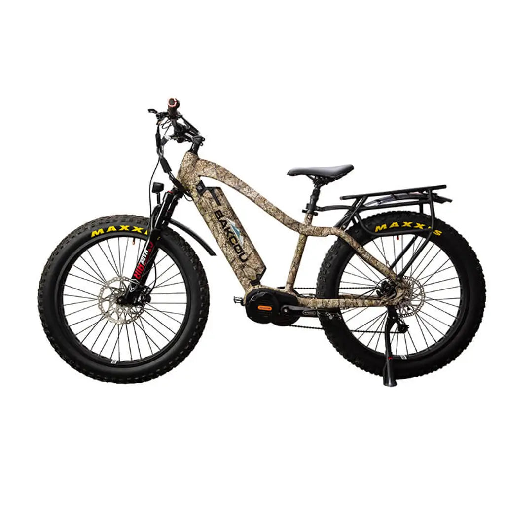 Bakcou Mule Fat Tire Electric Hunting Bike Badlands Left Side