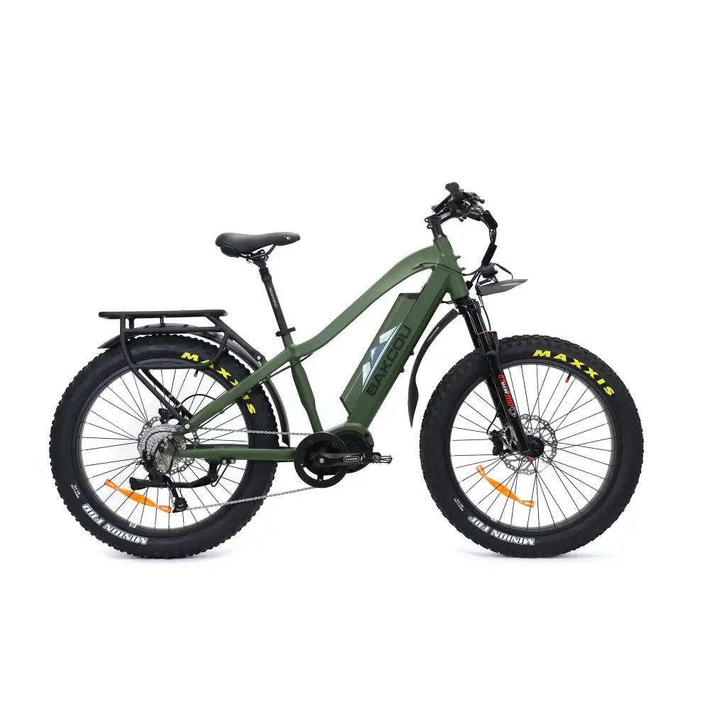 Bakcou Mule Fat Tire Electric Hunting Bike A Green Right Side