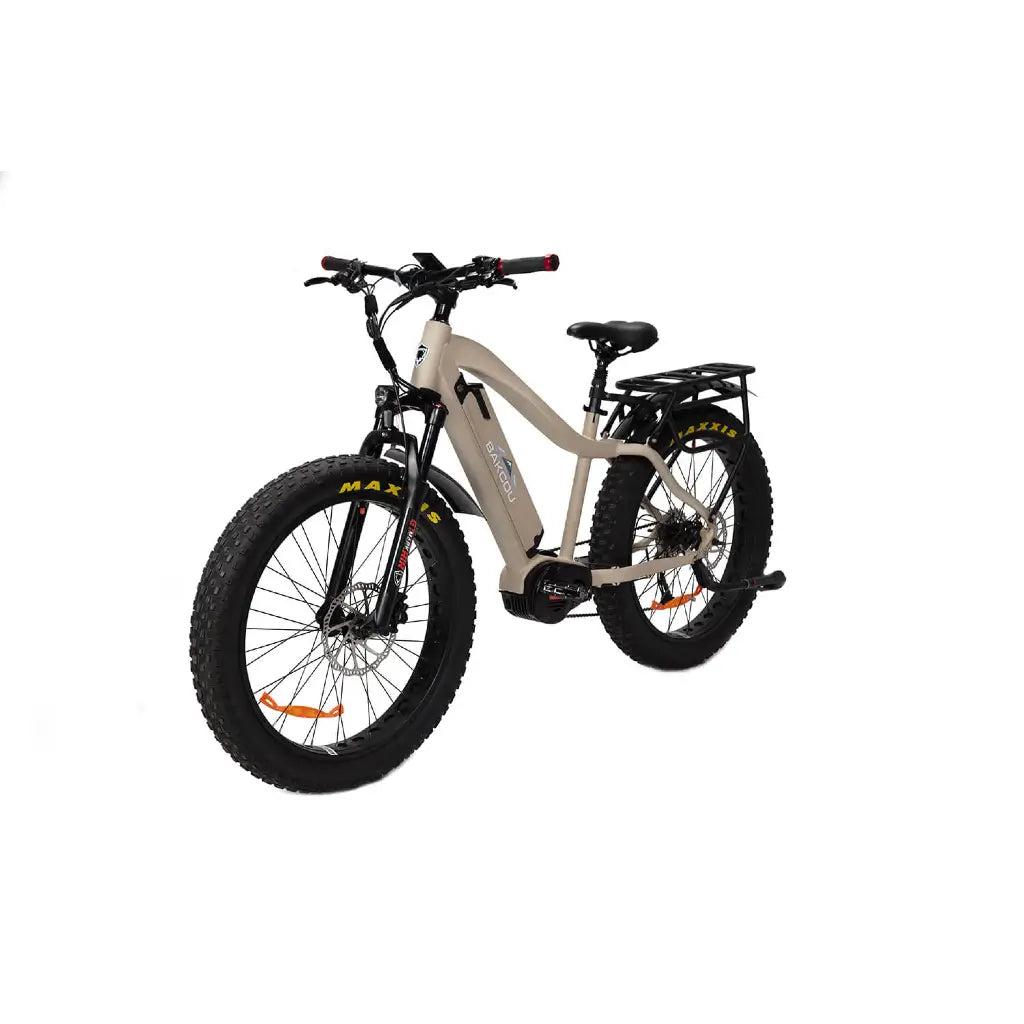 Bakcou Mule Fat Tire Electric Hunting Bike Tan Left Slant
