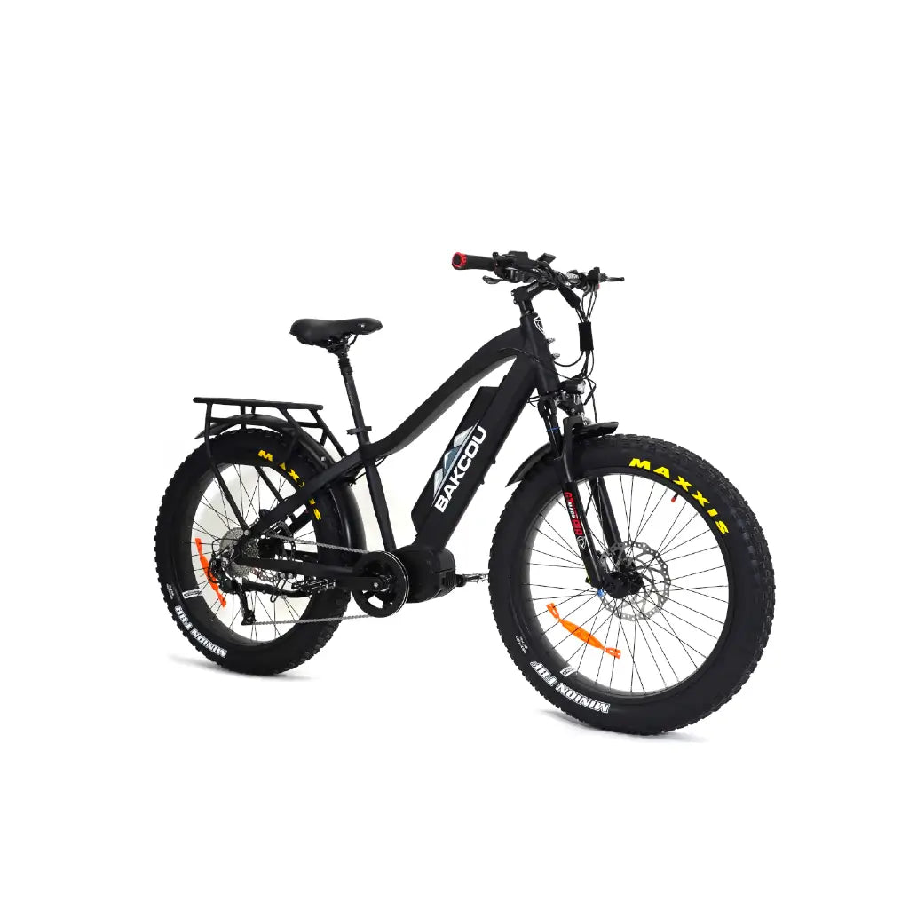 Bakcou Mule Fat Tire Electric Hunting Bike Black Right Slant