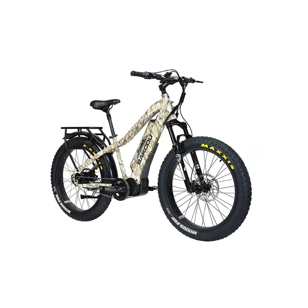 hunting bicycle electric Bakcou Mule Jäger Fat Tire Electric Hunting Bike