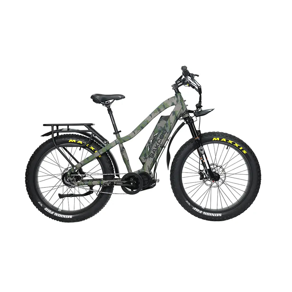 Bakcou Mule Jäger Fat Tire Electric Hunting Bike verde right side