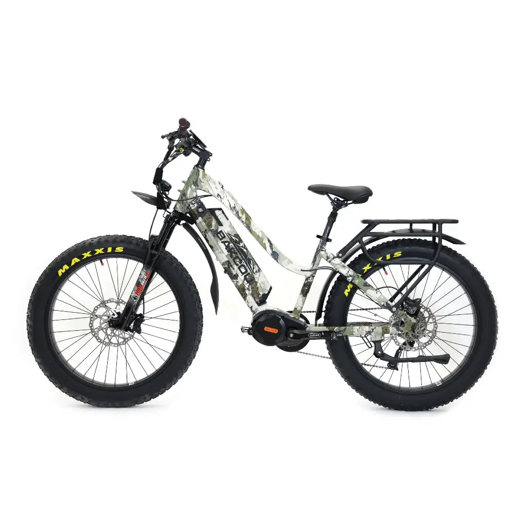 Bakcou Mule Step Through (ST) 26" Fat Tire Electric Hunting Bike kings left side