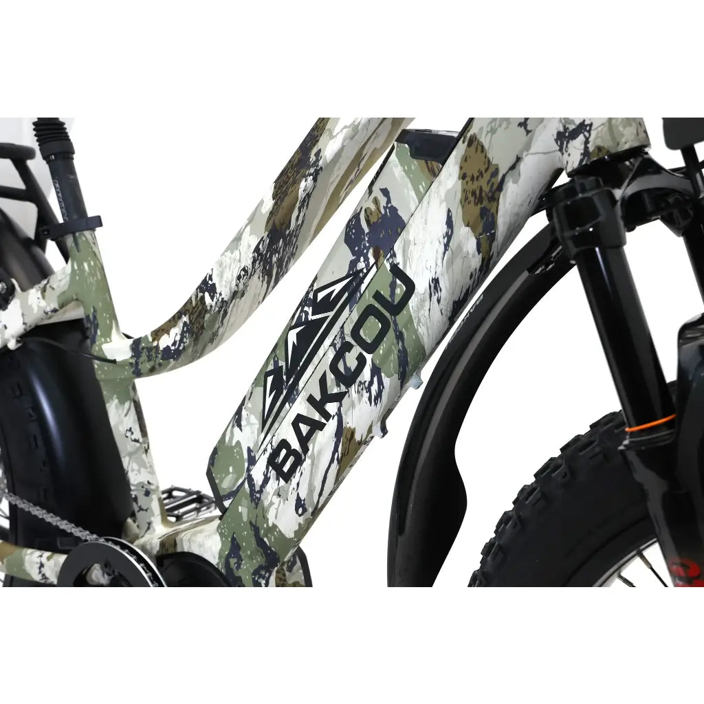 Bakcou Mule Step Through (ST) 26&quot; Fat Tire Electric Hunting Bike kings brand 