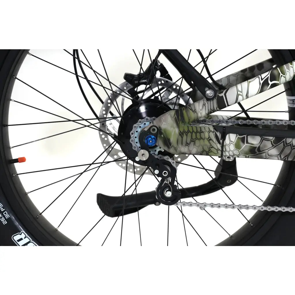 Bakcou Storm Jäger Full Suspension Fat Tire Electric Bike gear