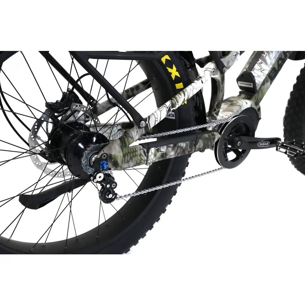 Bakcou Storm Jäger Full Suspension Fat Tire Electric Bike pedal