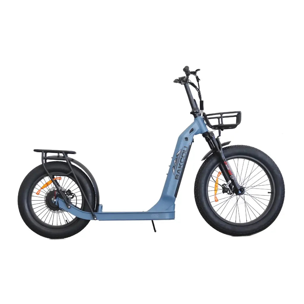 Bakcou Timberwolf 750W 48V Fat Tire Electric Scooter  blue right side