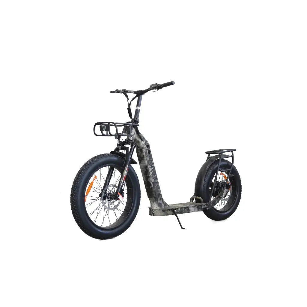 Bakcou Timberwolf 750W 48V Fat Tire Electric Scooter  Kryptek left
