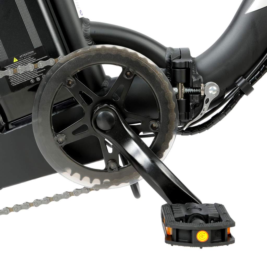 UL Certified - Ecotric Dolphin 36V 500W Portable Folding Fat Tire Electric Bike