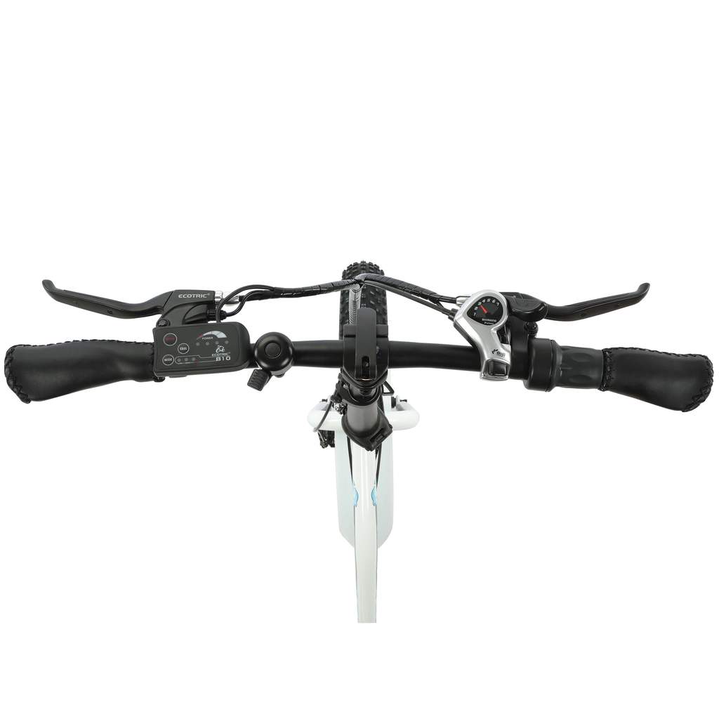 UL Certified - Ecotric Dolphin 36V 500W Portable Folding Fat Tire Electric Bike