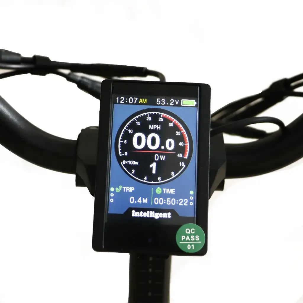 Coastal Cruiser 750W 48V Fat Tire Step-Thru Foldin Electric Bike LCD