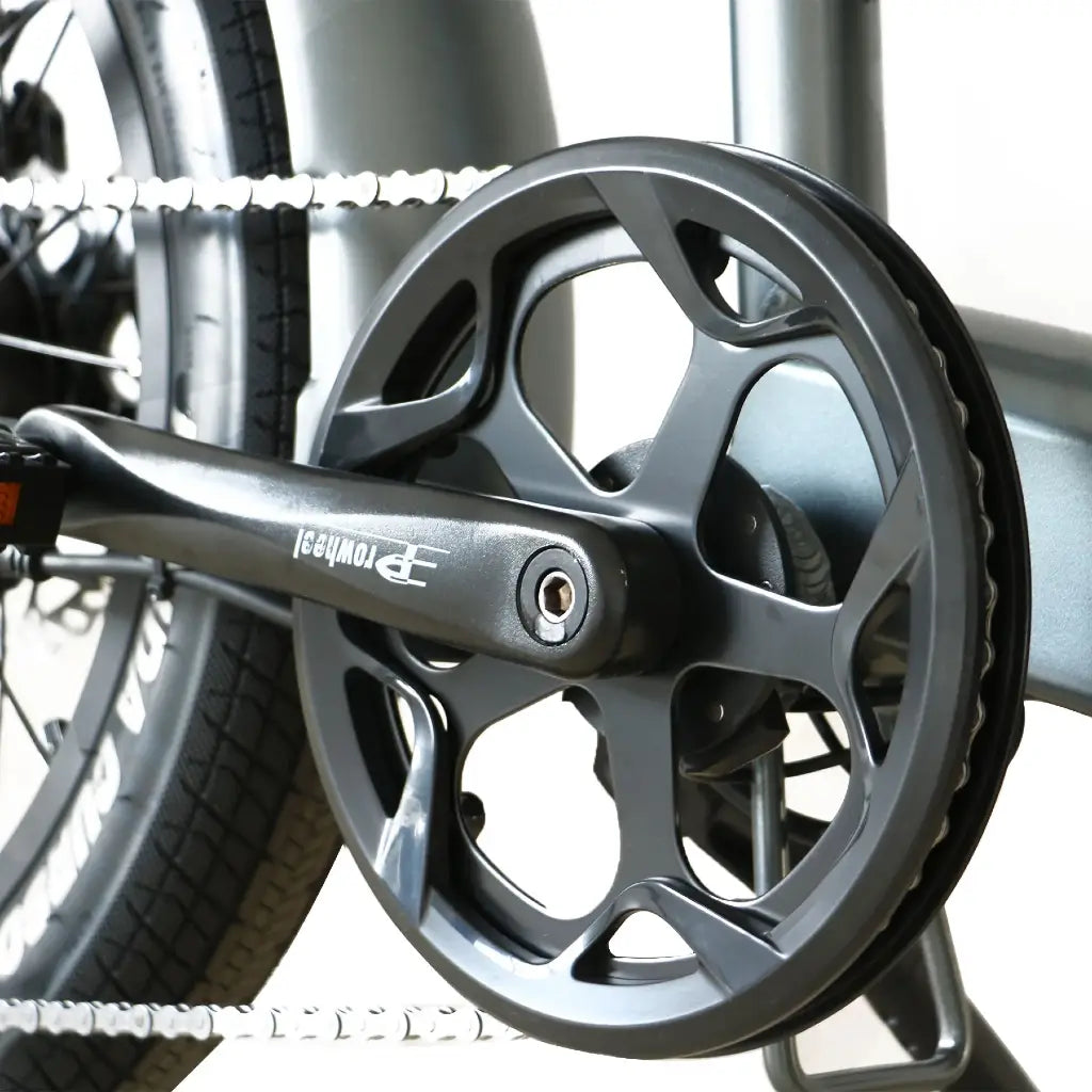 Coastal Cruiser 750W 48V Fat Tire Step-Thru Foldin Electric Bike Chain