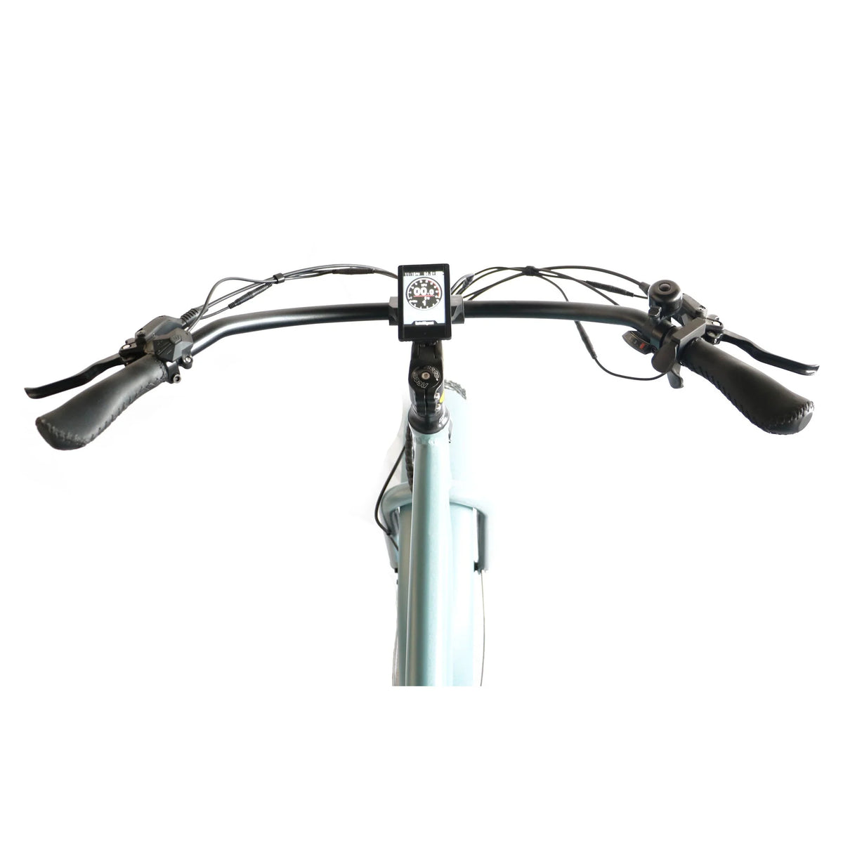 Coastal Cruiser Beach Cruiser 750W 52V 26x4 Step-Thru Fat Tire Electric Bike Gray Handlebar
