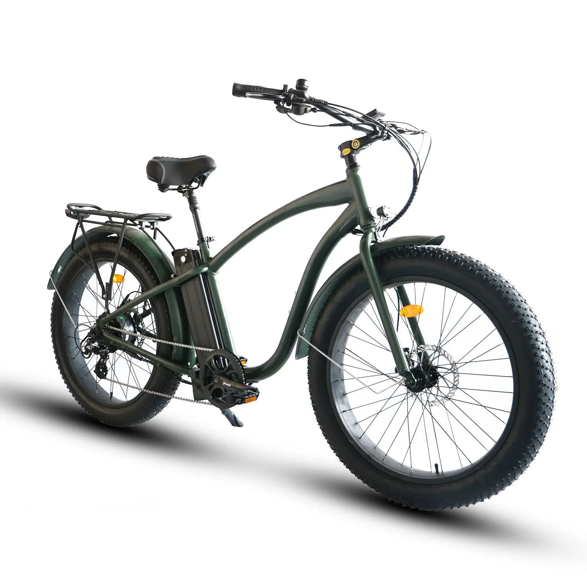 Coastal Cruiser Beach Cruiser Step Over 750W 52V 26x4 Fat Tire Electric Bike Front Side