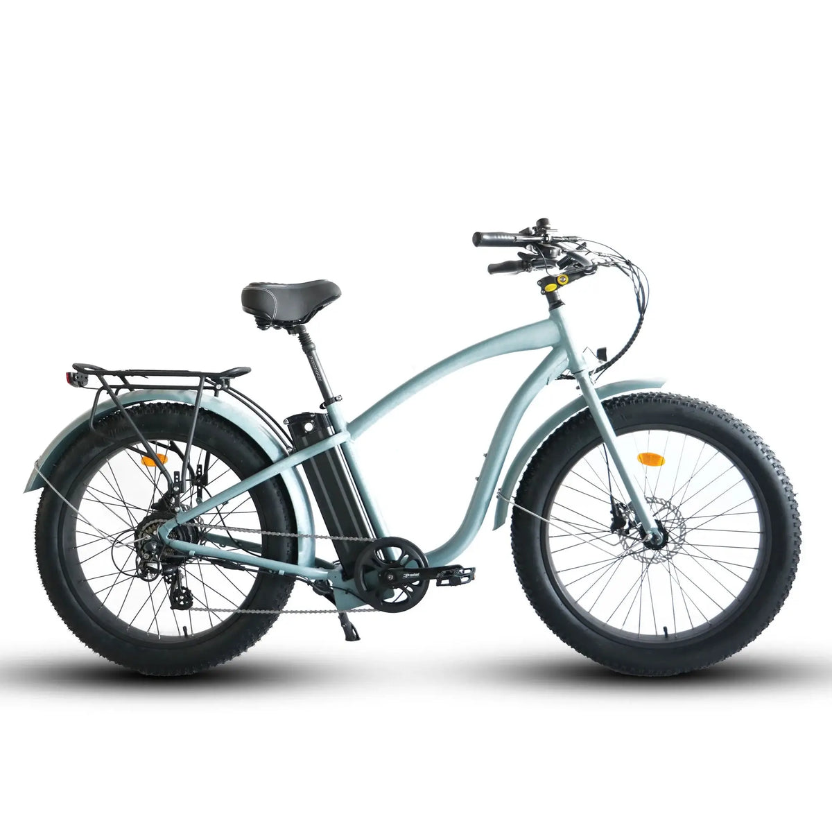 Coastal Cruiser Beach Cruiser Step Over 750W 52V 26x4 Fat Tire Electric Bike Gray Right Side
