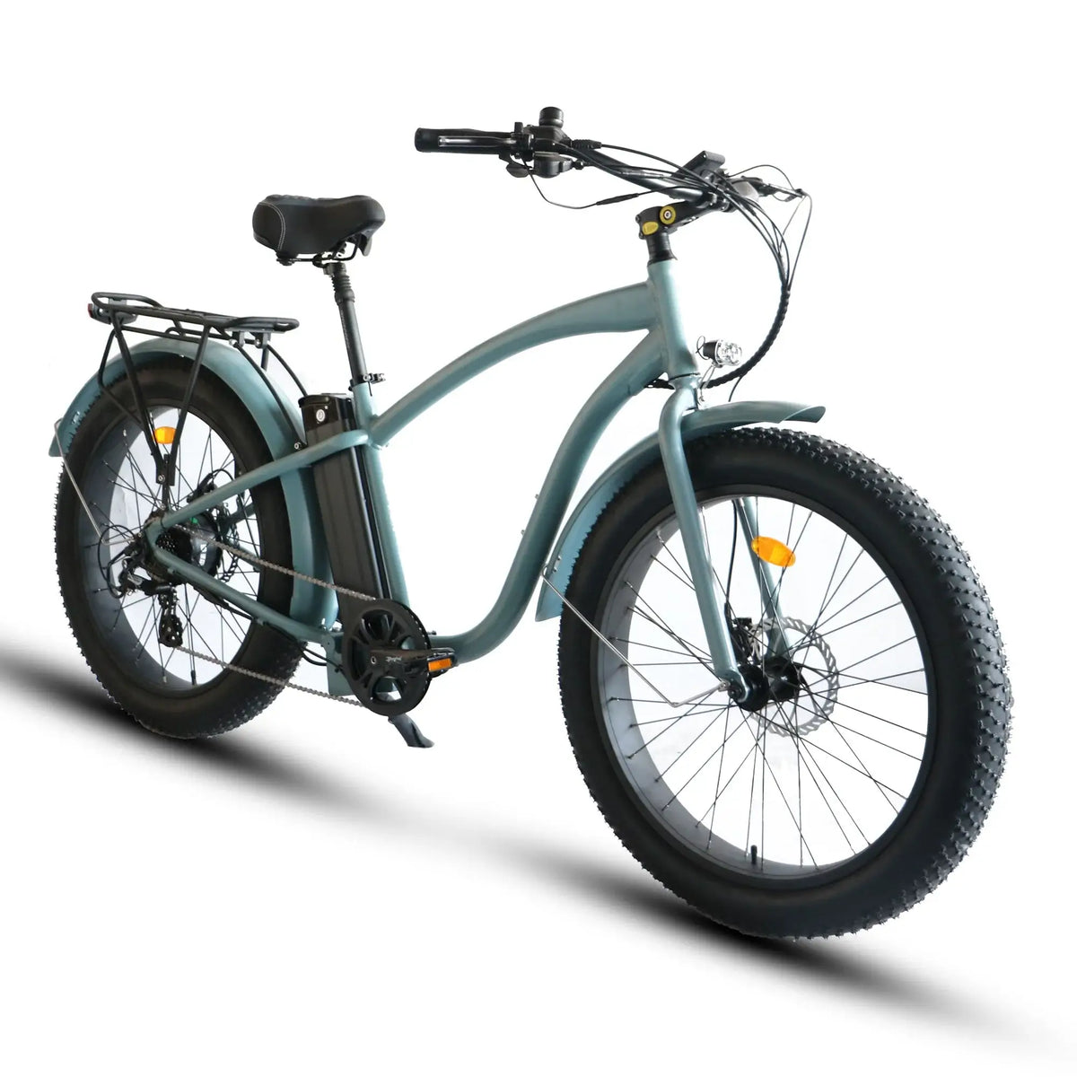 Coastal Cruiser Beach Cruiser Step Over 750W 52V 26x4 Fat Tire Electric Bike Front View