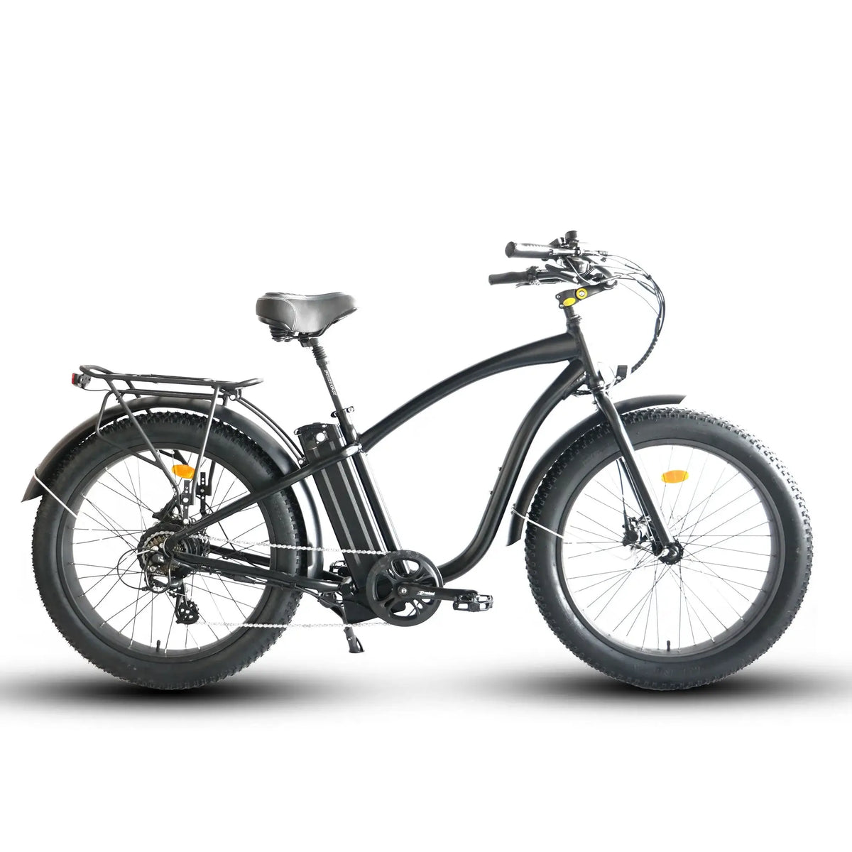 Coastal Cruiser Beach Cruiser Step Over 750W 52V 26x4 Fat Tire Electric Bike Black Right Side